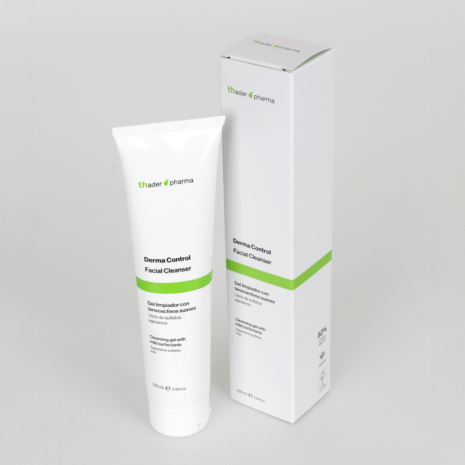 Gel limpiador de la línea Derma Control de Thader Pharma