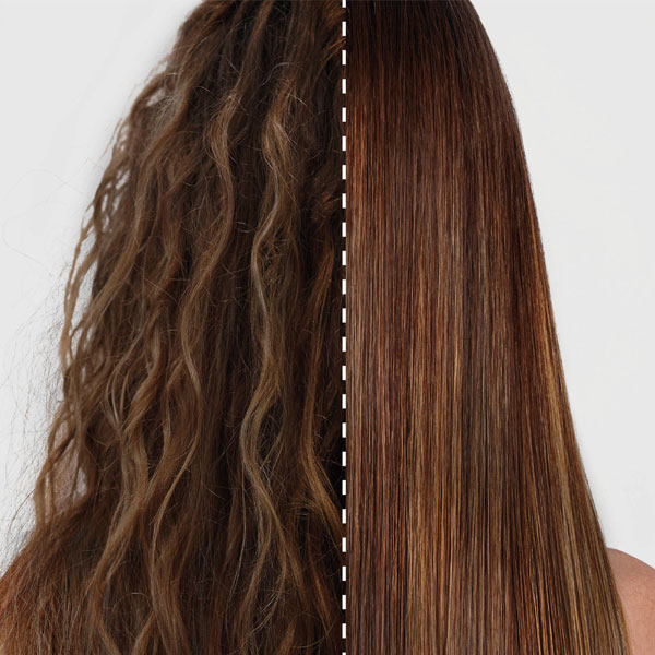 alisado brasileño antes y después