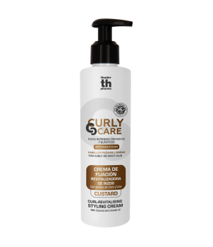 Crema de fijación revitalizadora de rizos sin aclarado Curly Care Thader Pharma