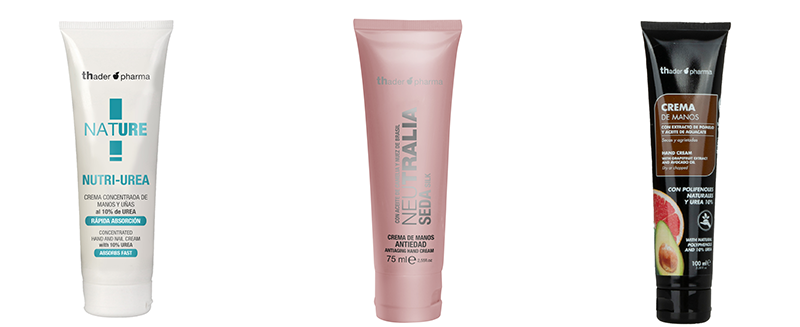 Cremas de manos Thader Pharma