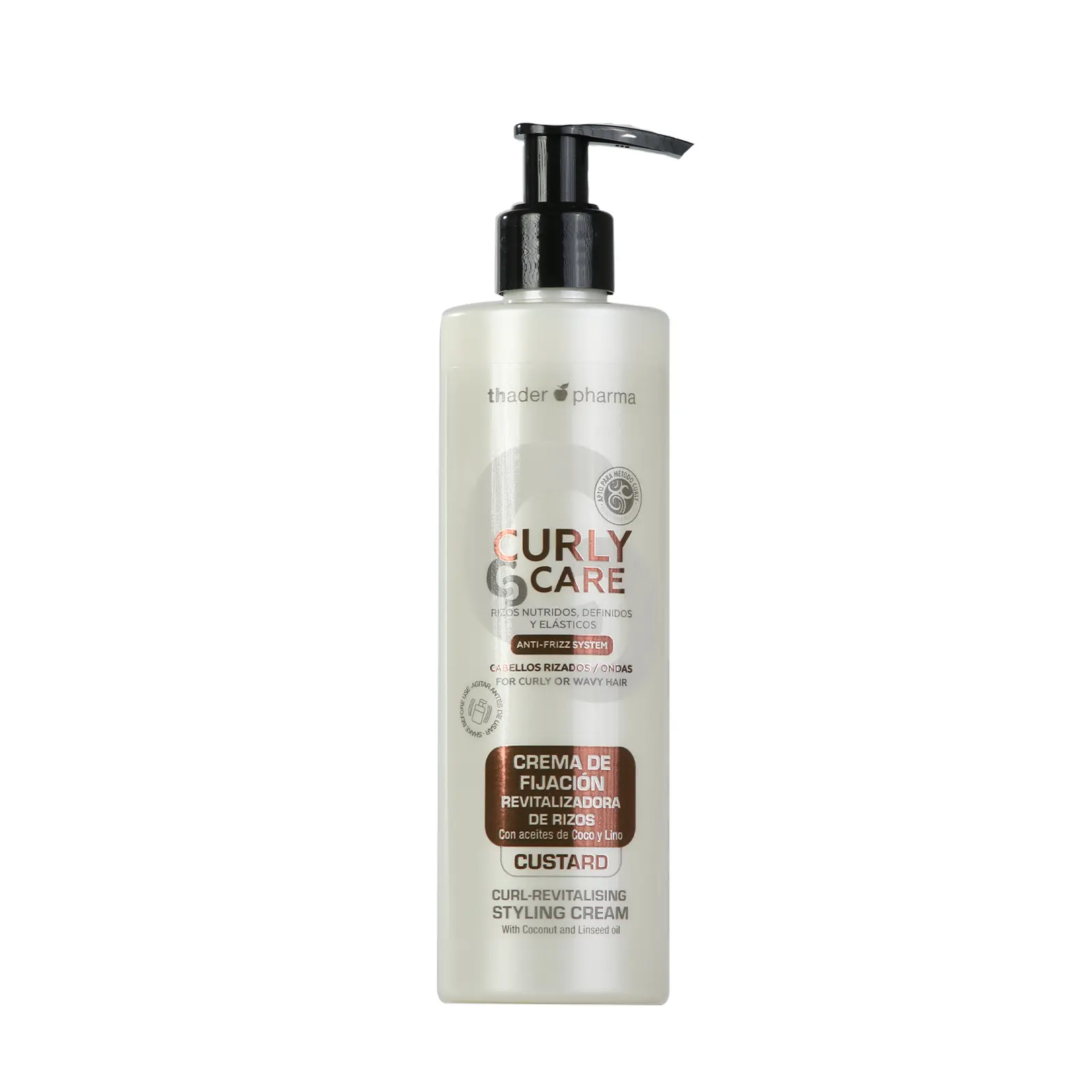 Crema de fijación Custard Curly Care de Thader Pharma