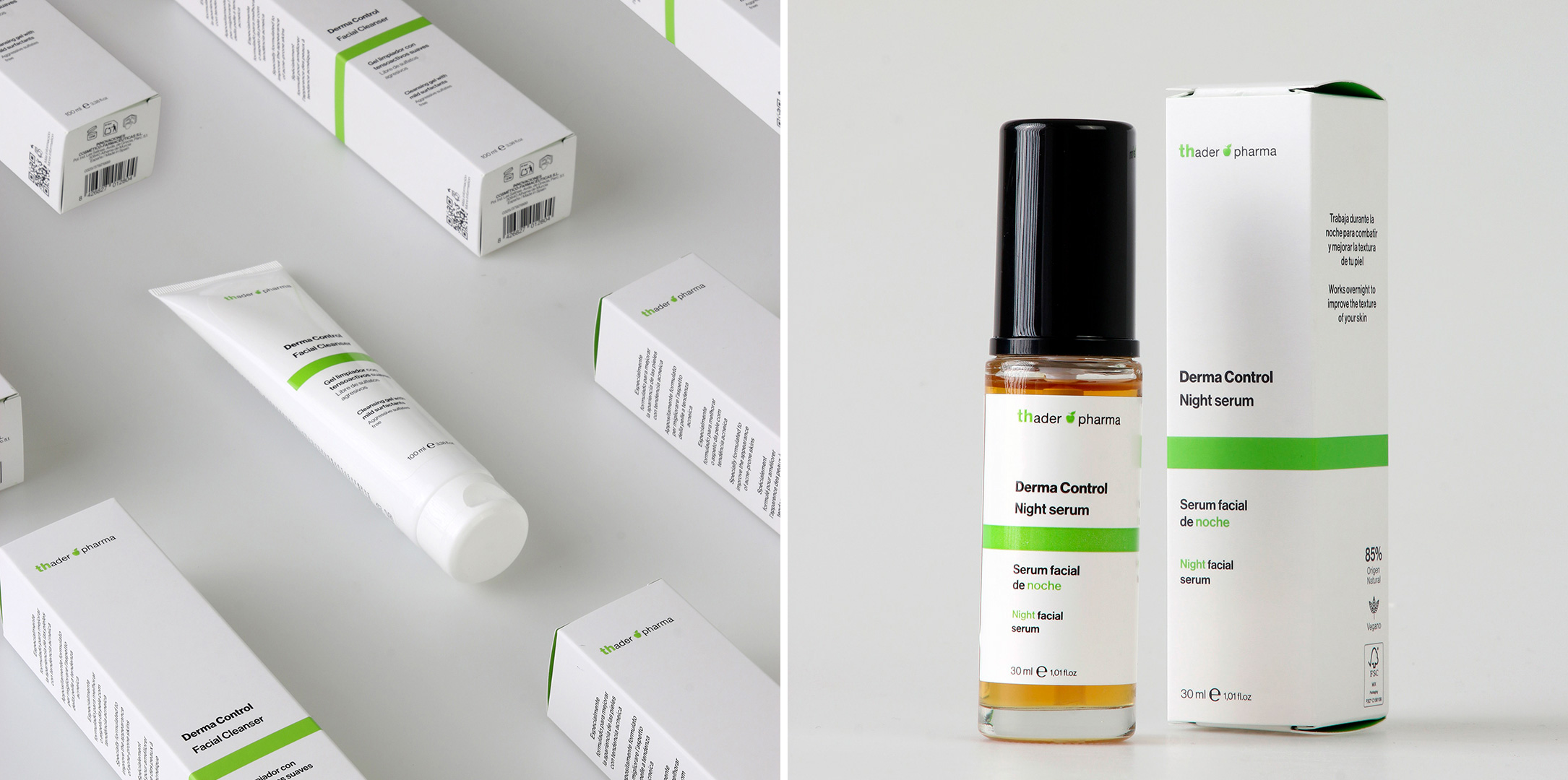 limpiar cara gel con serum night