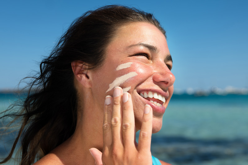 fotoprotector solar con color