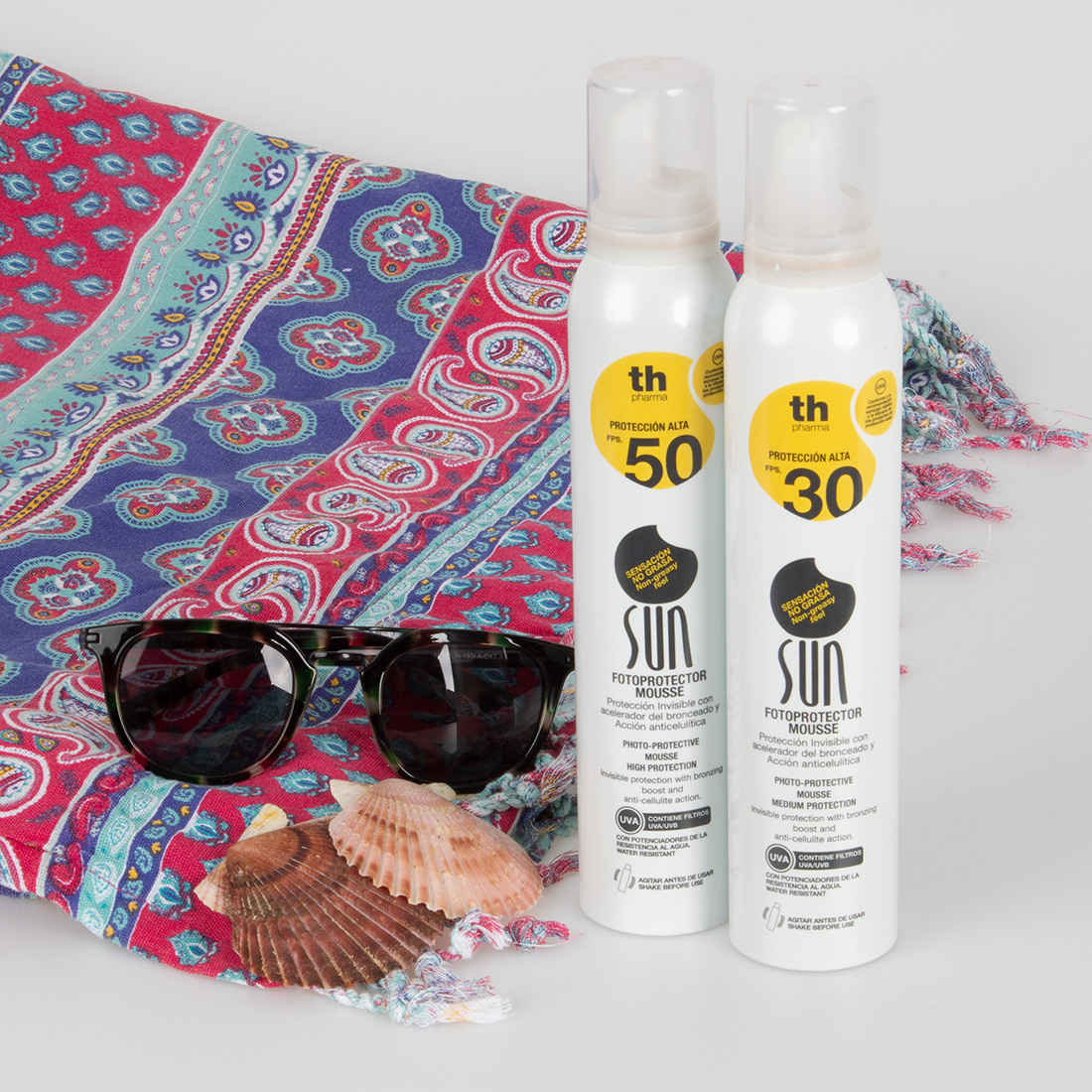 fotoprotector solar mousse