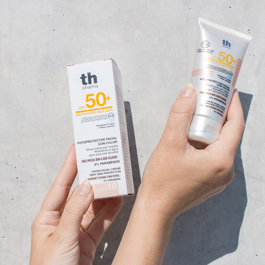 protector solar maquillaje color