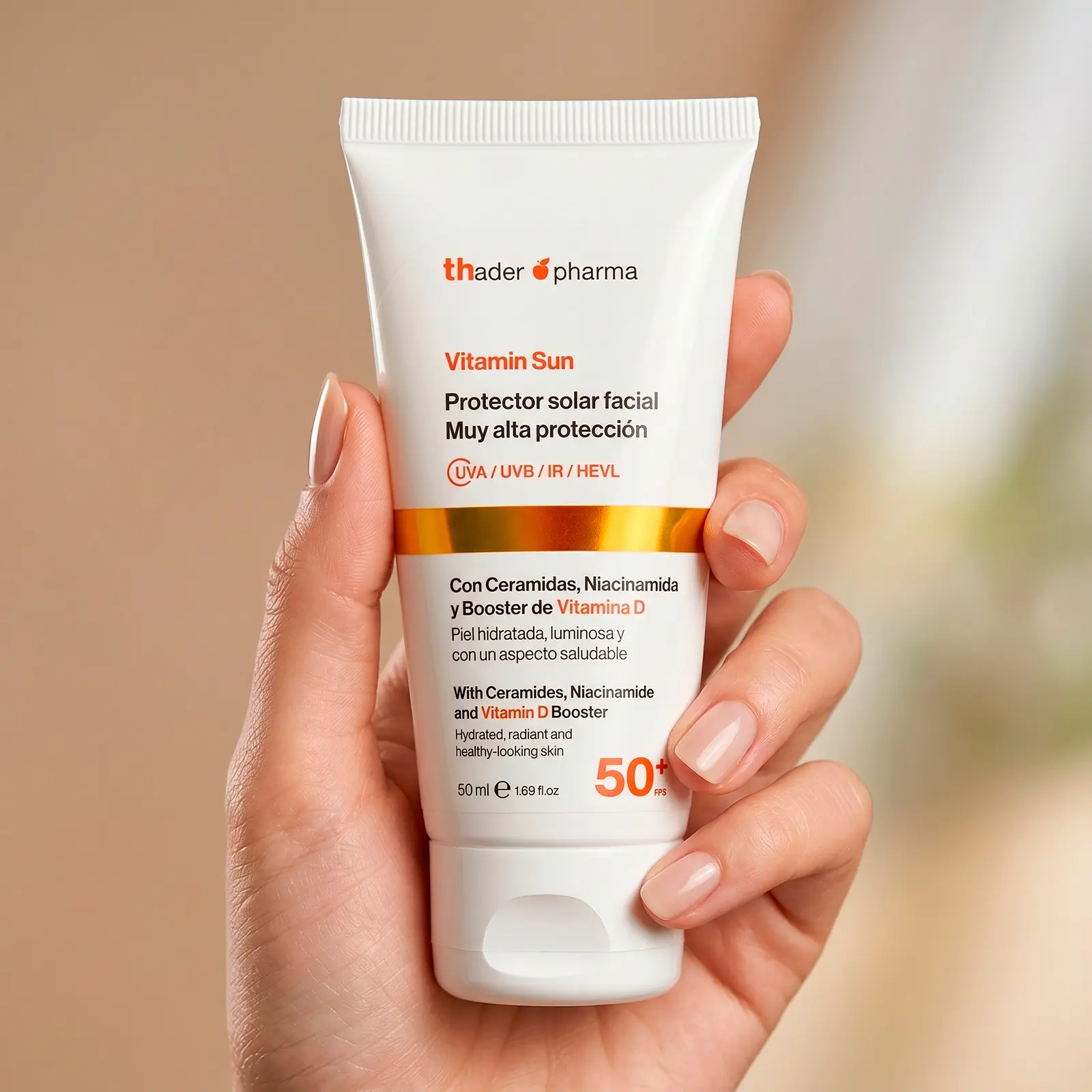 Vitamin Sun, protector solar de Thader Pharma