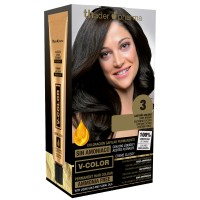 Kit Tinte en casa V-Color | 3 Castaño oscuro