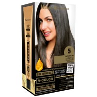 Kit Tinte en casa V-Color | 5 Castaño claro