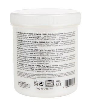 Mascarilla con Leche de Avena y Miel