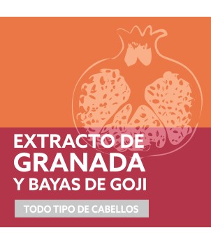 Champú con extracto de Granada y Goji