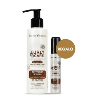 Activateur de boucles sans rinçage + CADEAU : sérum capillaire Curly Care