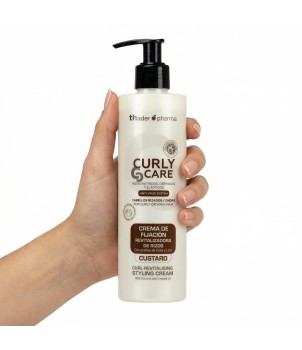 Crema de fijación revitalizadora de rizos sin aclarado Custard Curly Care