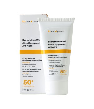 Protector solar mineral facial con color  Derma Mineral Fluid