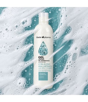 Gel de baño con Ácido Hialurónico, Aloe Vera y Vitamina E