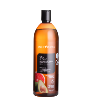 Gel de baño extracto de Pomelo y aceite de Aguacate Polifenoles