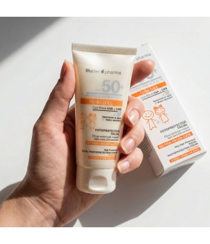 Fotoprotector facial pediátrico en crema
