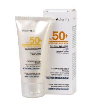 Fotoprotector facial en crema