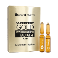 Kit Iluminador Facial V-Perfect Gold