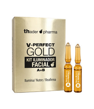 Kit Iluminador Facial V-Perfect Gold