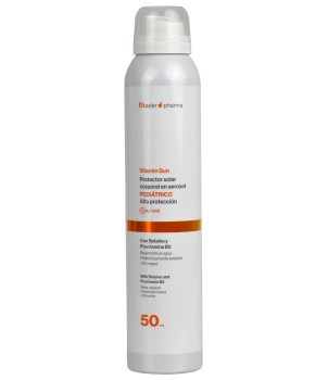 Paediatric spray-on sunscreen, SPF 50 Vitamin Sun Paediatric spray-on sunscreen, SPF 50 Vitamin Sun