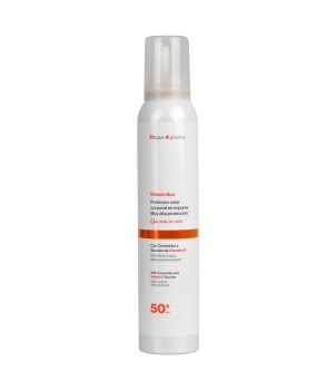 Protetor solar corporal em espuma FPS 50 com vitamina D Vitamin Sun