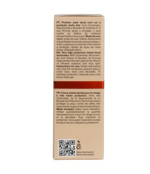 Protetor solar facial com cor 50  Vitamina D Vitamin Sun
