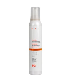 Protetor solar facial e corporal em espuma para crianças, FPS 50  Vitamin Sun