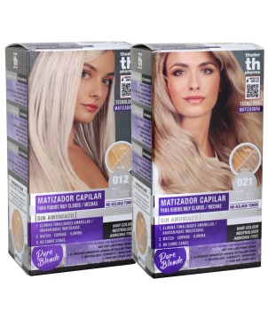 Kit matizador para rubios muy claros o con mechas  Pure Blonde
