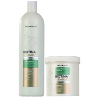 Pack ahorro Biotina y Jengibre: Champú + Mascarilla