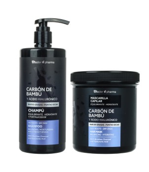 Pack ahorro Carbón de Bambú: Champú + Mascarilla
