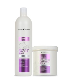 Pack ahorro Cebolla Roja: champú + mascarilla