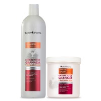 Pack ahorro Granada y Goji: champú + mascarilla