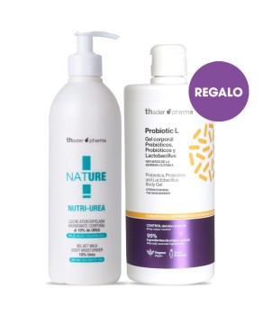 Crème hydratante pour le corps à 10 % d'urée   CADEAU : gel Probiotic L Nature