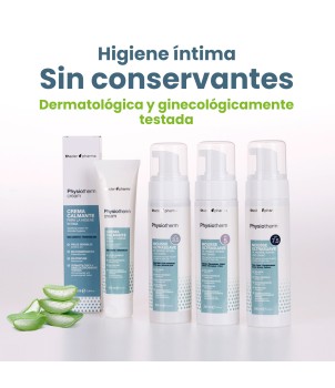 Mousse ultrasuave de higiene íntima pH 3.5 Physiotherm