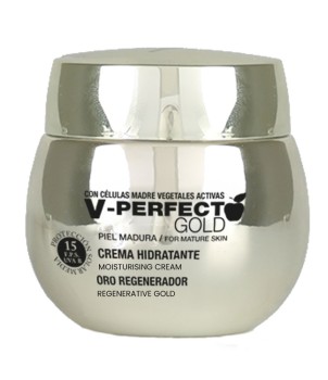 Crema Facial de Alta Nutrición con Oro Regenerador V-Perfect Gold