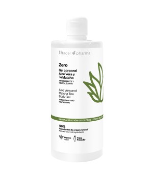 Gel corporal aloe vera y té matcha Zero