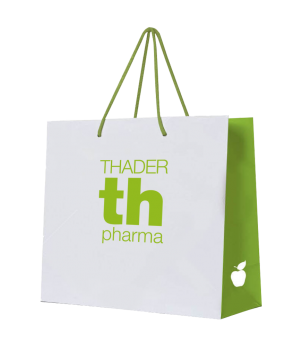 Bolsa de regalo papel con asa cordón