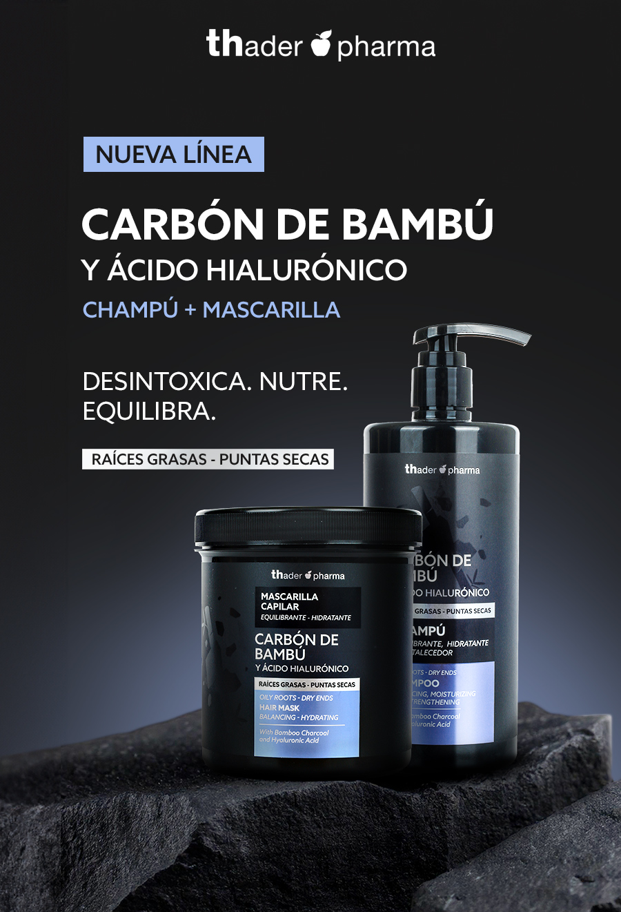 Pack Carbón de Bambú